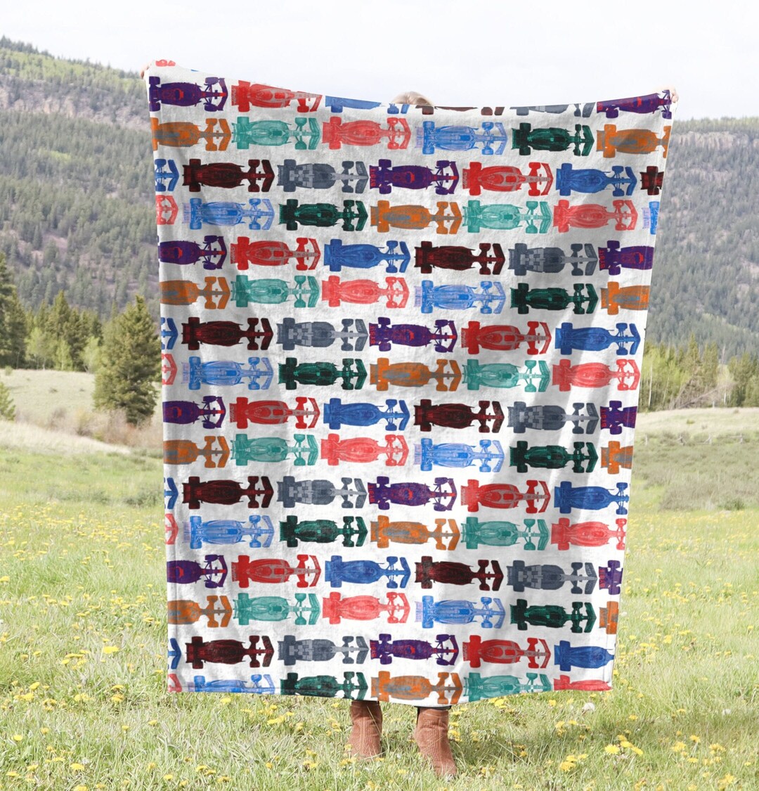 F1 Blanket F1 Car Velveteen Blanket Formula 1 Carformula Etsy