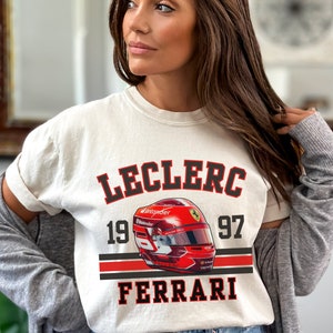 Charles Leclerc Shirt F1 Merch Formula 1 Sweatshirt Ferrari Shirt Varisty Shirt Leclerc Leclerc Shirt F1 Sweatshirt Etsy