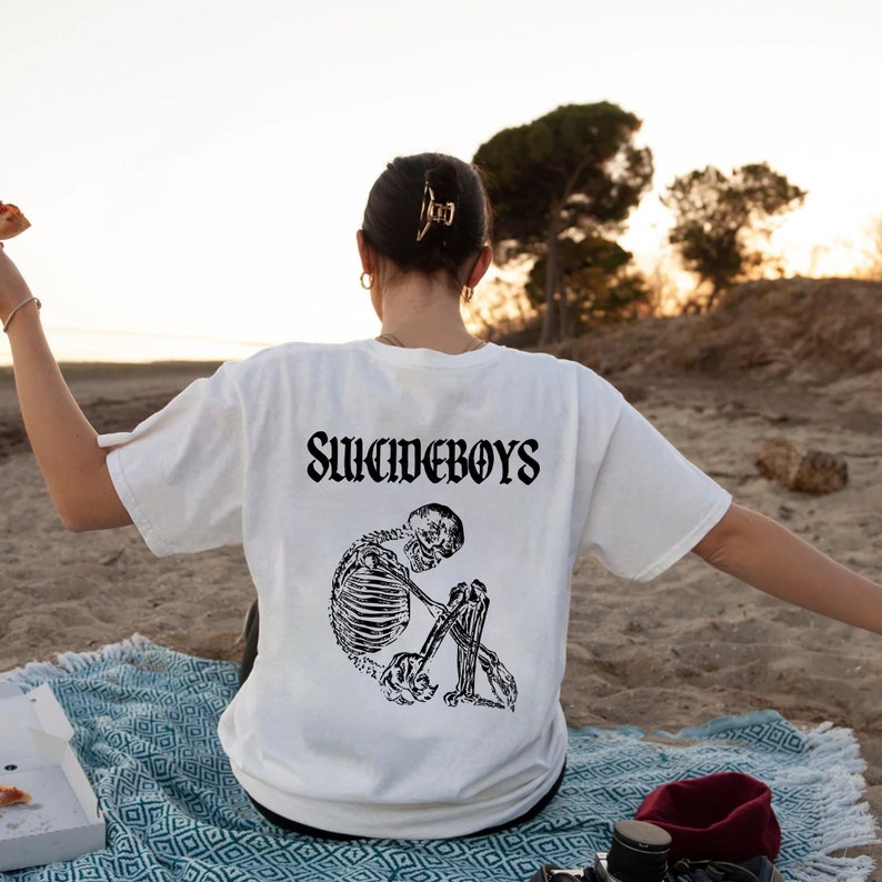 Vintage 90s Suicideboys Skeleton Tee Shirt, Suicideboys Rapper, Hip Hop Shirt, Birthday gift, Suicideboys Shirt 