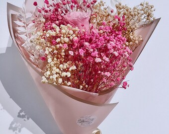 GIFT FOR HER Scented Summer Bouquet / Dried Flowers/ Dried Flower Bouquet/ Valentines Bouquet / Dried flower arrangement