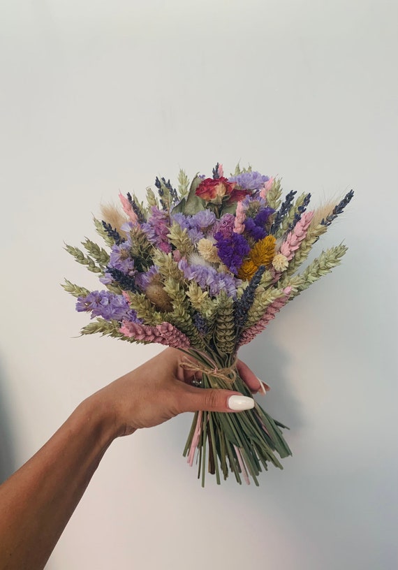 TheCookie - 1 ramo de flores secas naturales de 15.7 in, hojas de plantas  reales compatibles con arreglos florales de loto, fiesta, boda, regalo