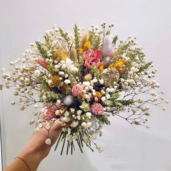 Dried Flower Bouquet Etsy UK