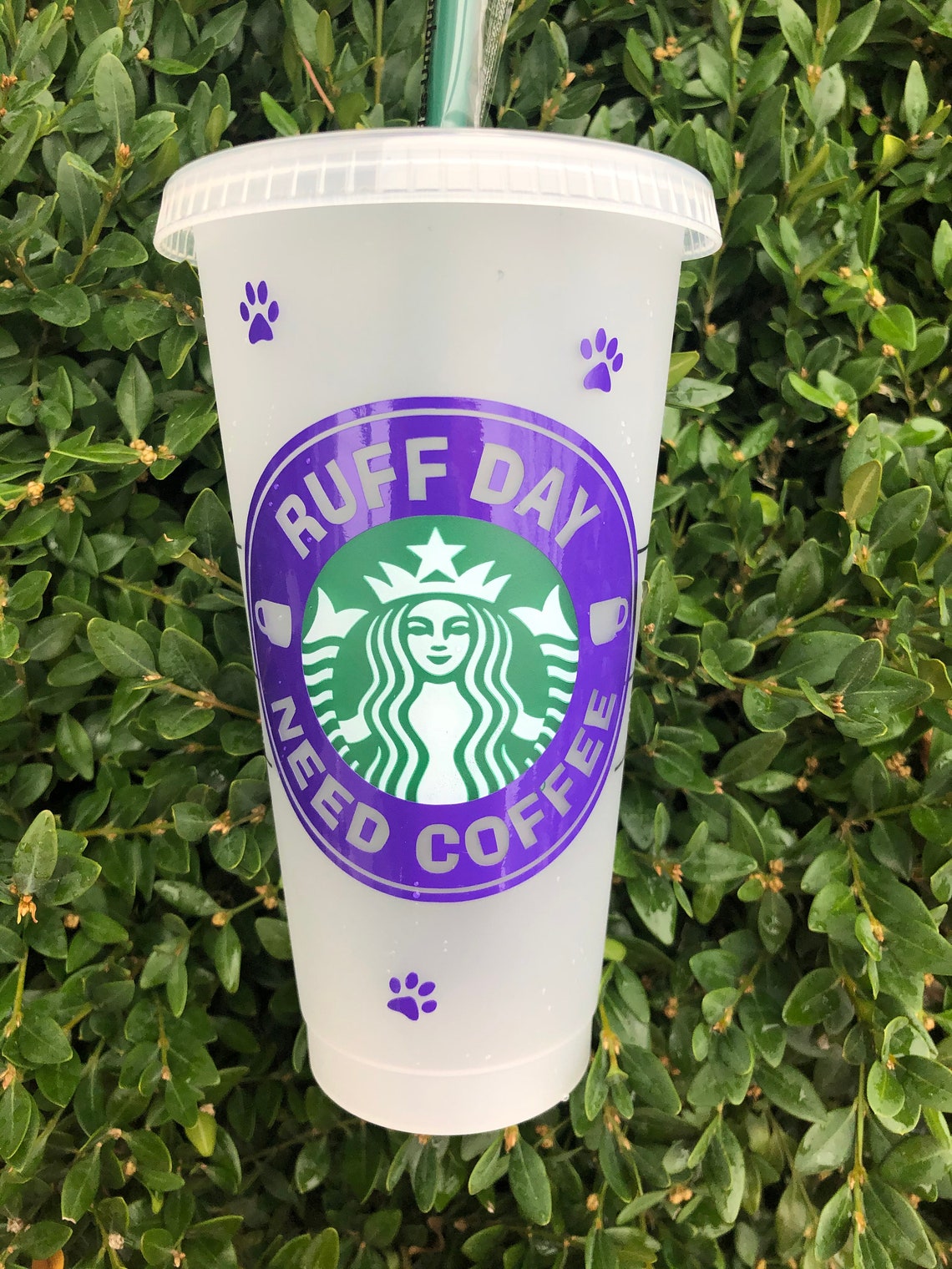 Customized Pup Cup Personalized Dog Design on Starbucks Etsy