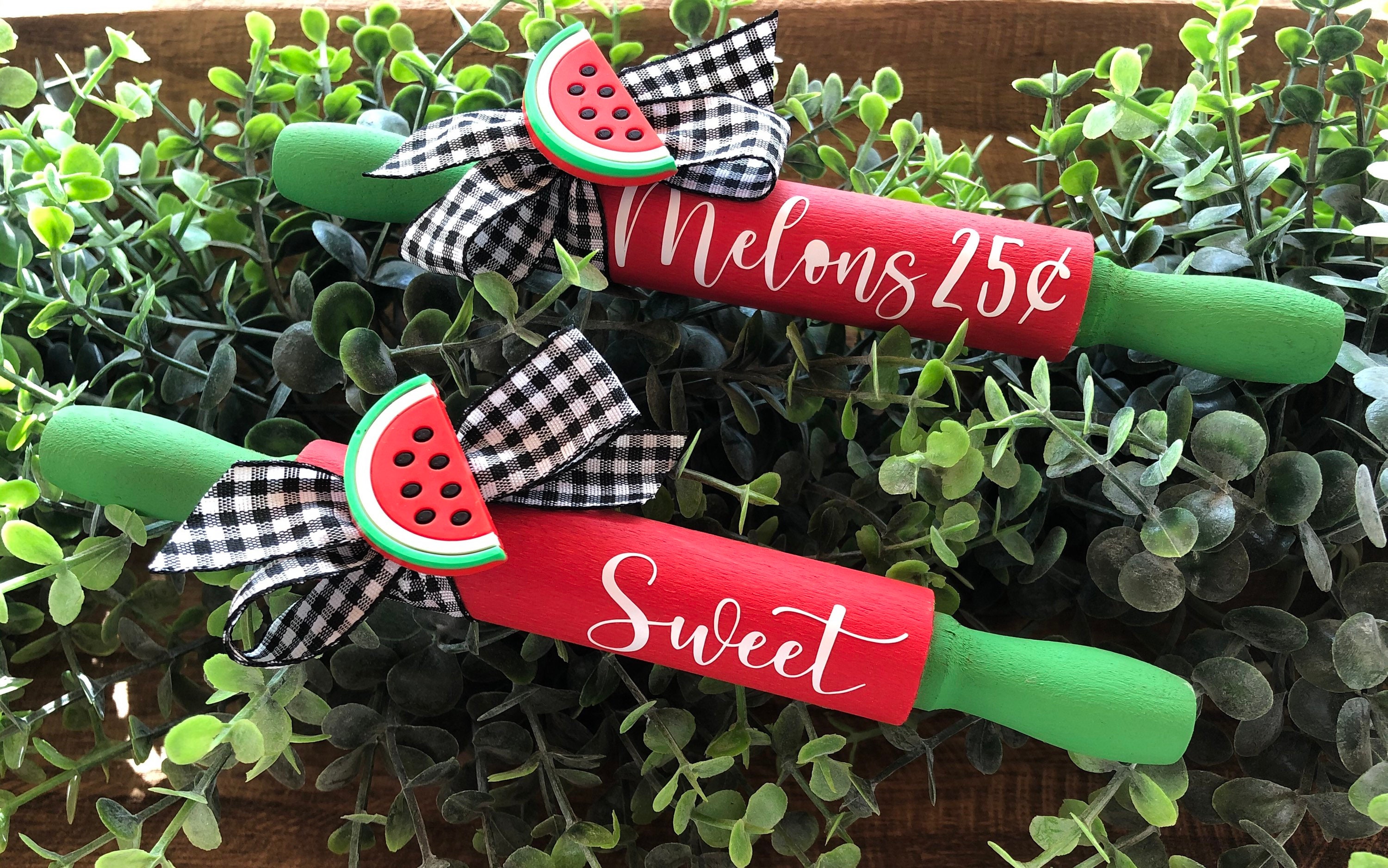 Watermelon Mini Rolling Pin Set of 2