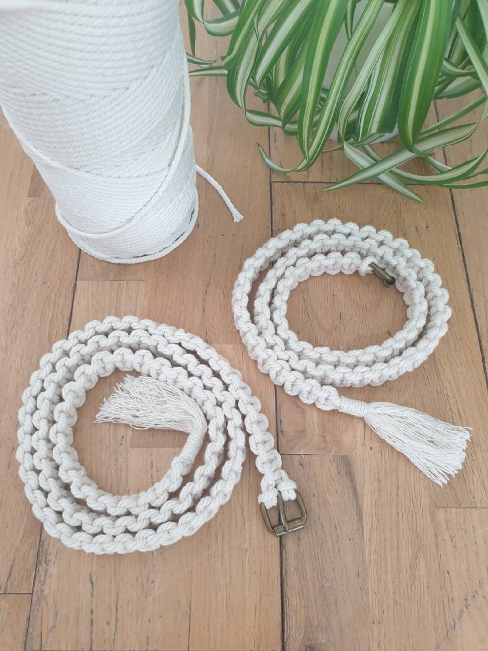 Handmade Macramé Belt / Cotton Belt | Etsy