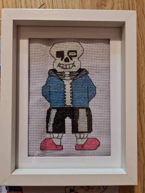 Undertale Sans Roblox Personalised Cross Stitch Etsy - making sans a roblox account