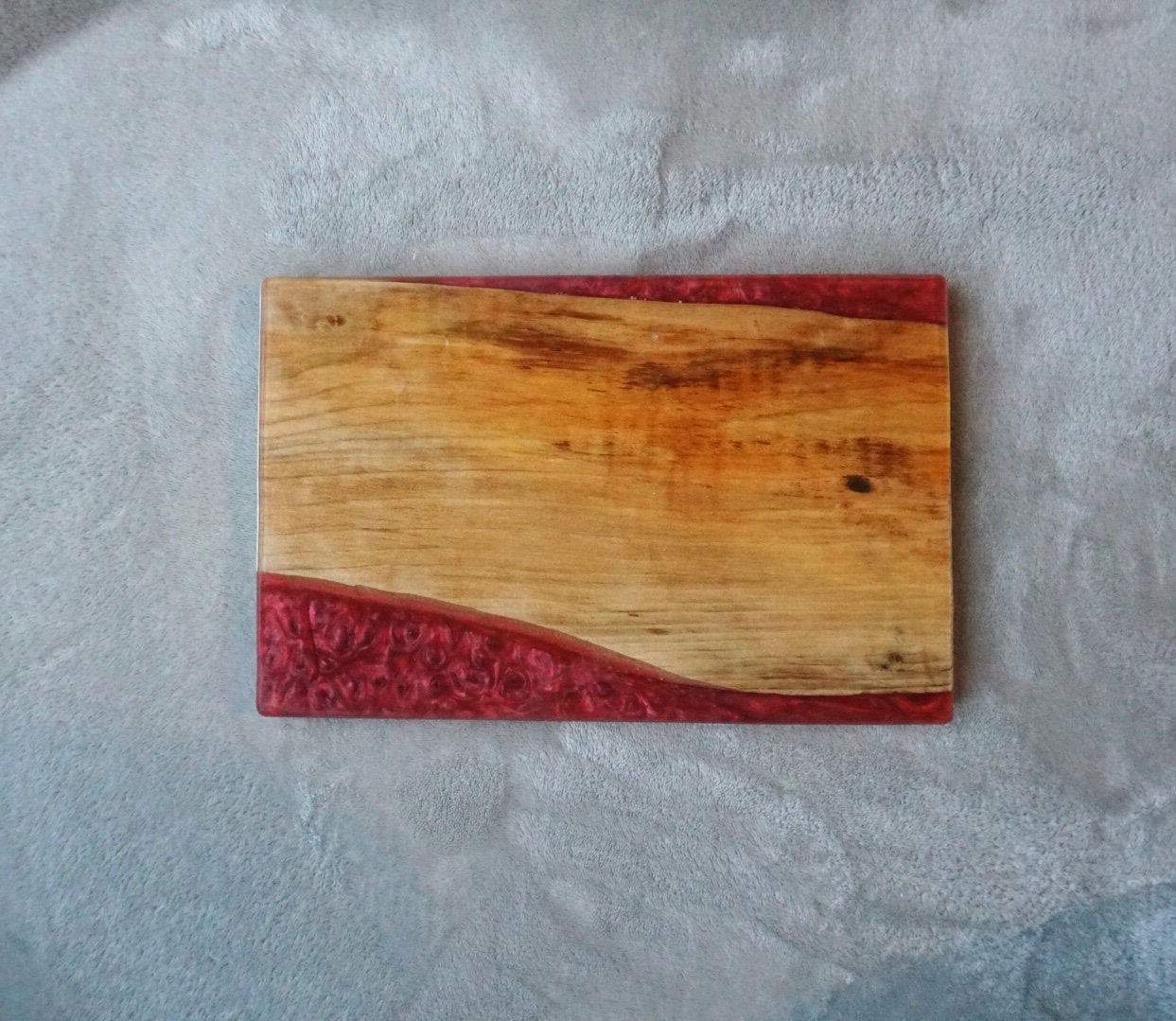 Red resin board / resin serving board Etsy