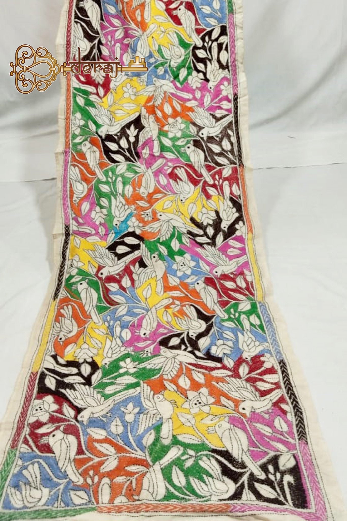 Limited Edition Hand Embroidered Stole Etsy