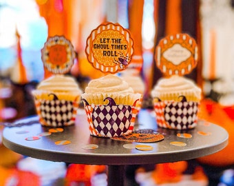 Let the Ghoul Times Roll Full Set Halloween Party Printables
