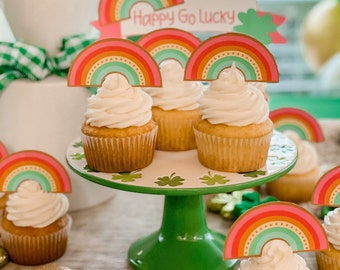 Happy Go Lucky Rainbow Printables