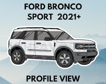 Ford Bronco Sport Profile Sticker