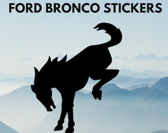 Ford Bronco Water Resistant Sticker