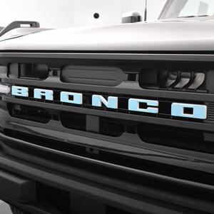 Bronco Grille Letter Overlay Decal | 2021+ Ford Bronco, Custom Vinyl Sticker image 12
