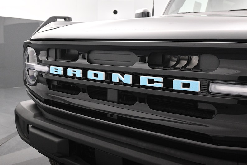 Bronco Grille Letter Overlay Decal | 2021+ Ford Bronco, Custom Vinyl Sticker image 12