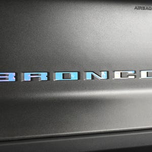 Ford Bronco 2021+ Glovebox Dash Letters inlay, Sticker, Decal (pack of 2)