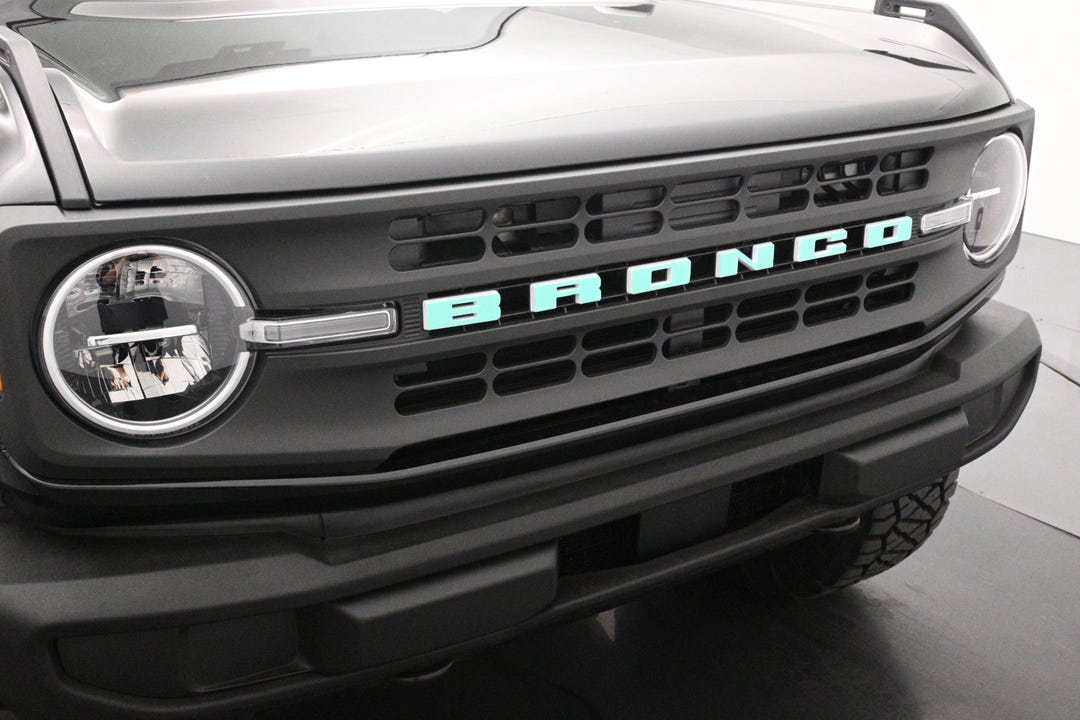Bronco Grille Letter Overlay Decals: Custom 2021+ Ford Bronco Stickers ...