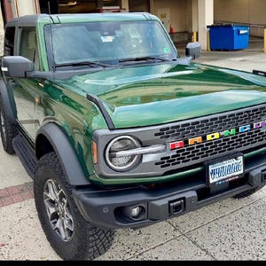 Bronco Grille Letter Overlay Decal | 2021+ Ford Bronco, Custom Vinyl Sticker image 15