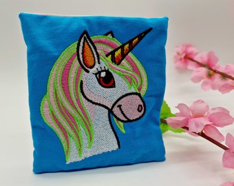 Lima para bordar unicornio full stick para el marco de 10 x 10 cm incluyendo parche