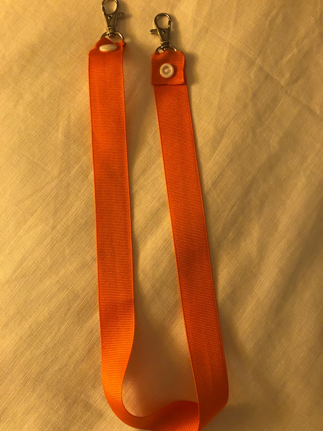Adult/child Face Mask Lanyard Orange Etsy