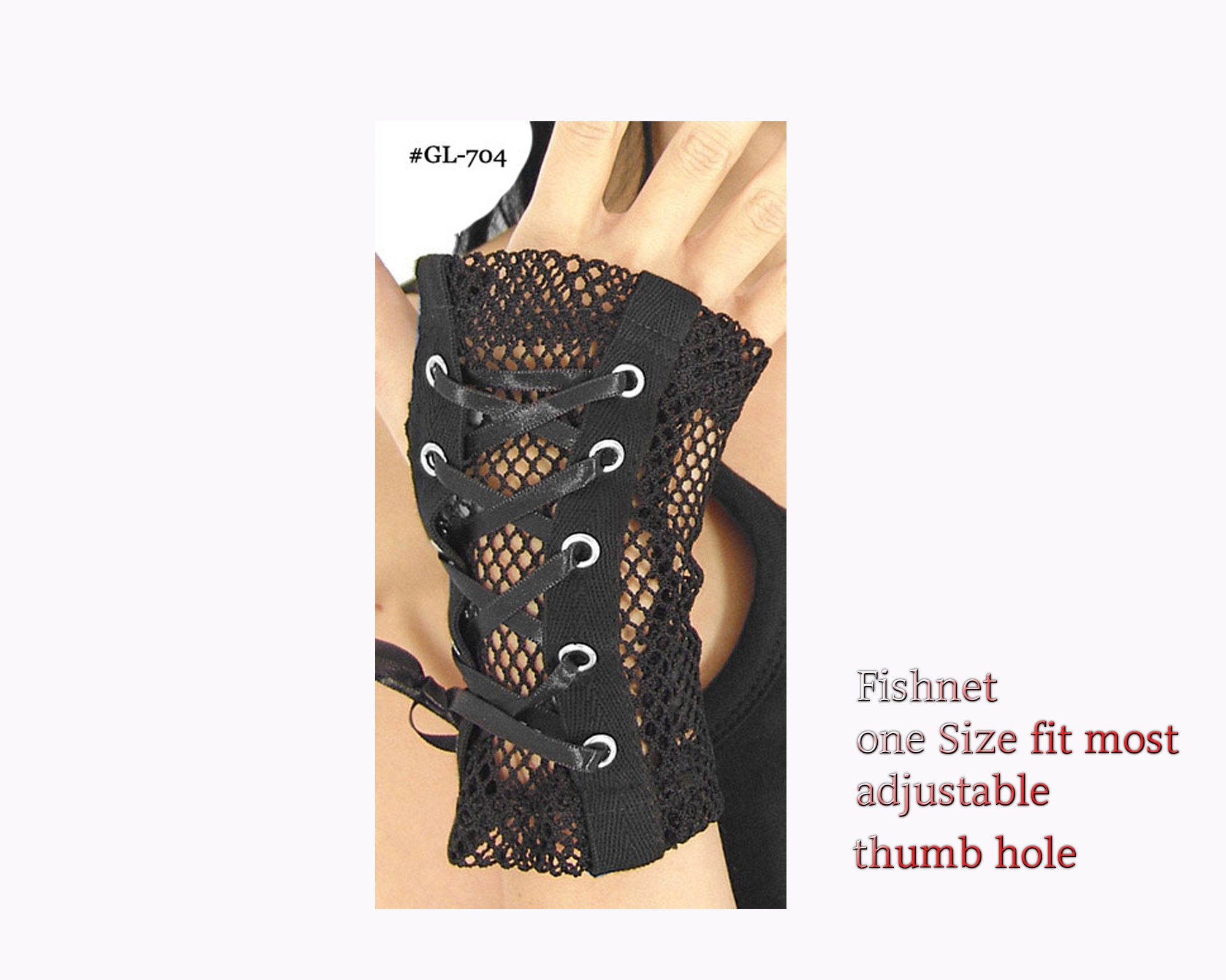 Black Lace Fishnet -  Canada