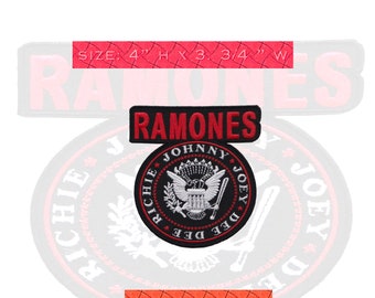 Ramones Patch Sew/Iron On Embroidered Padge