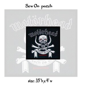 Motorhead March Or Die Sy-på-lapp