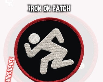 D.R.I EMBROIDERED PATCH