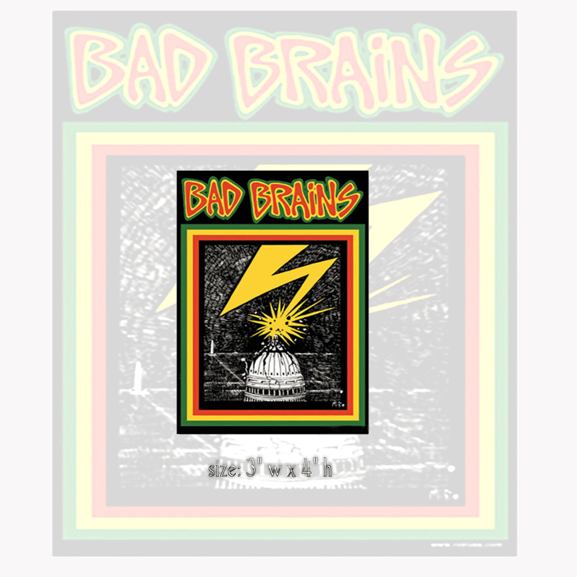 Bad Brains Iron Patch -  Finland