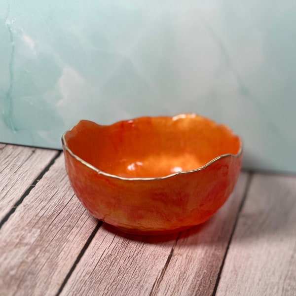 Custom Resin Bowl, Entryway Key Bowl, Custom Decorative Bowl, Key Bowl, Catch All Jewelry Tray Ashtray, Trinket Dish Mother’s Day Gift