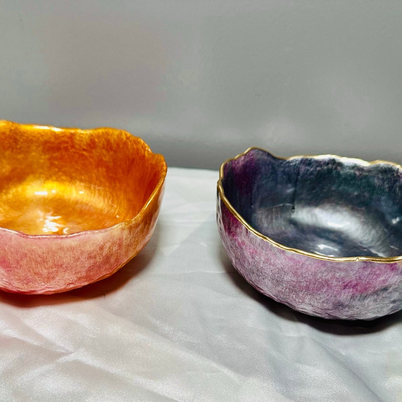 Resin Decorative Bowl, Trinket Bowl, Customizable Decorative Bowl, key bowl, Catch All Jewelry Tray