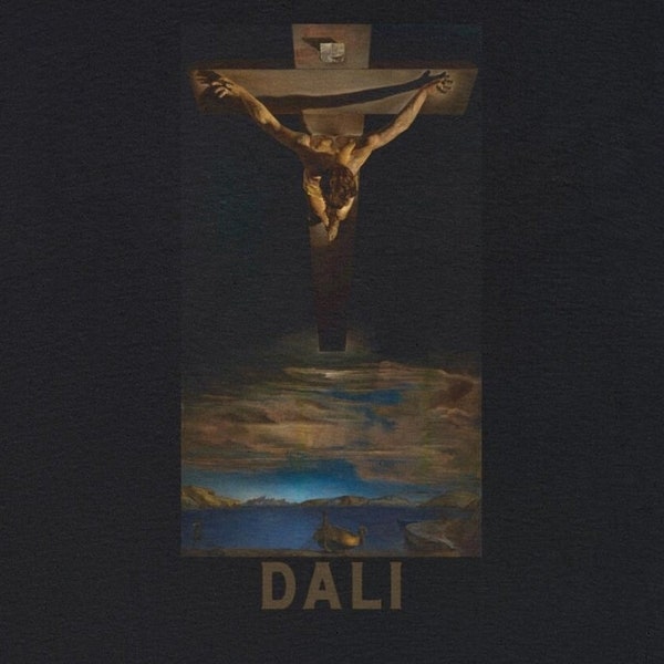 Dali Christ of Saint John of the Cross Shirt -art shirt,art clothing,aesthetic shirt,graphic tees men,salvador dali shirt,dali tshirt,artsy