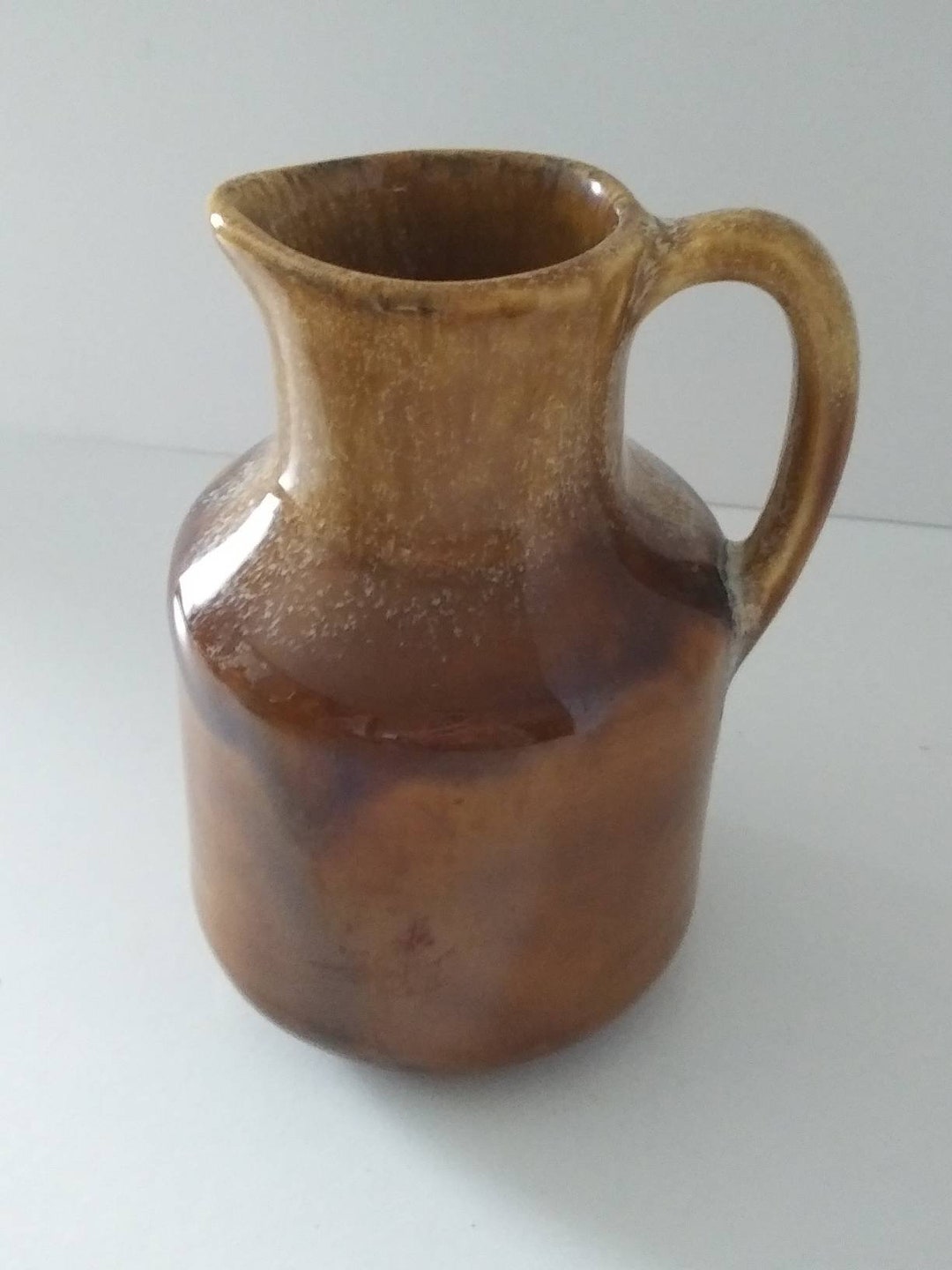 Rare Vintage Tuque Rouge Pottery Pitcher Etsy