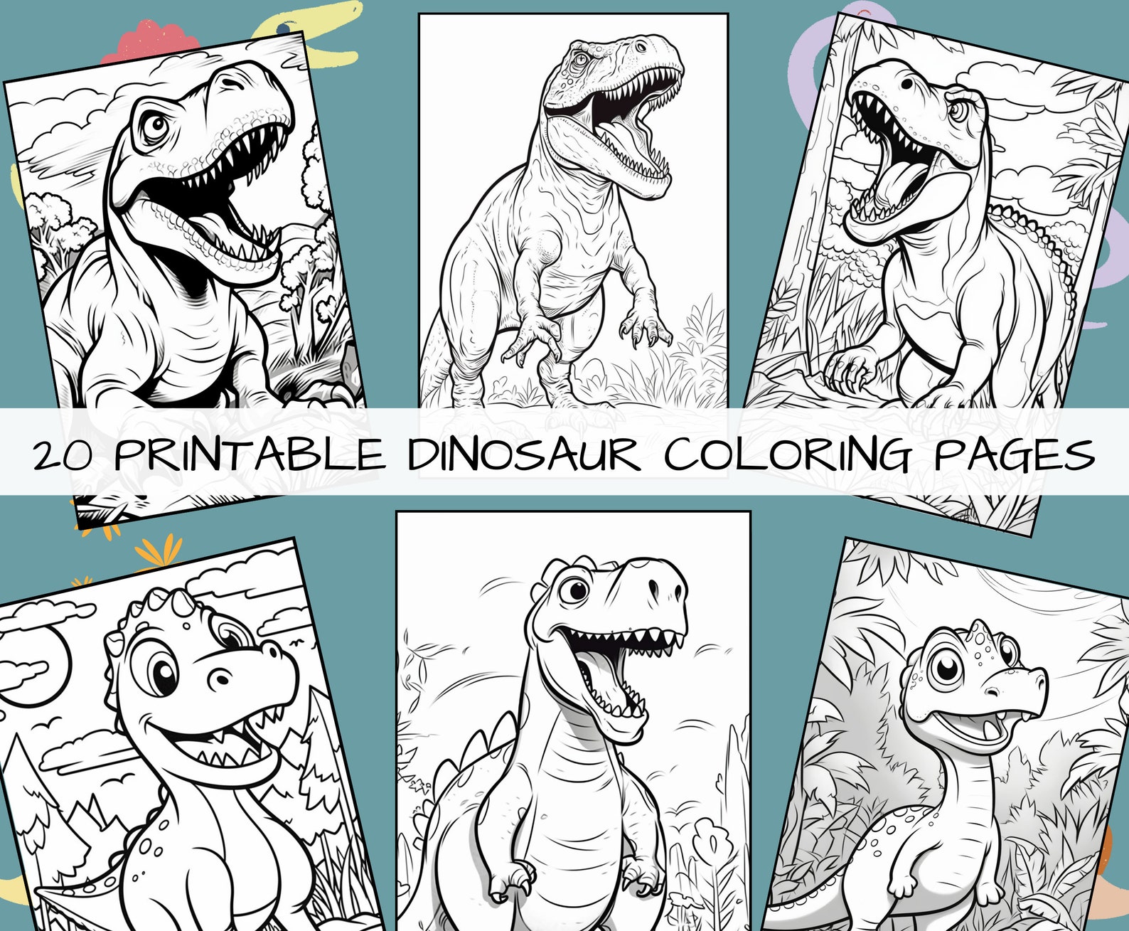 Dinosaur Coloring Pages, Dinosaur Printables, Printable Coloring Pages ...