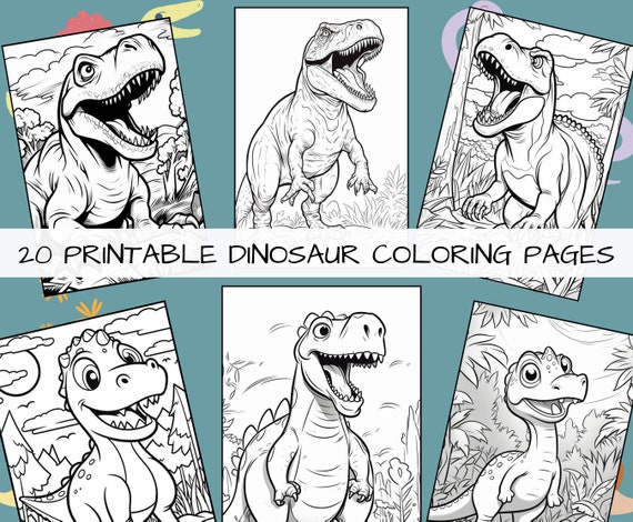 Dinosaur games - Dinosaur coloring pages