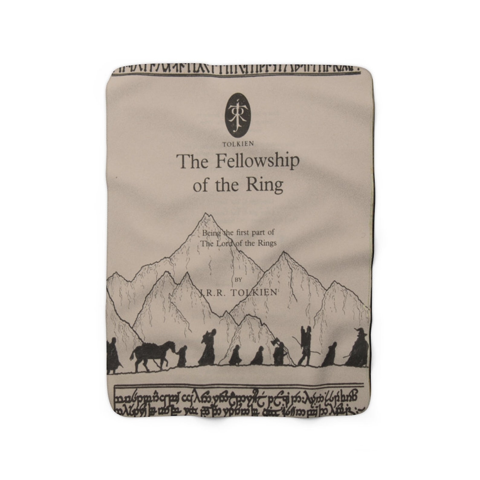 The Lord of the Ring Blanket Etsy UK