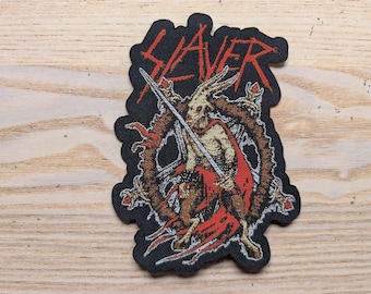 Slayer Show No Mercy Woven Sew On Patch 13 x 9.5cm