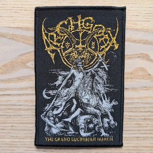Archgoat Grand Woven Sew On Patch 14 x 9cm