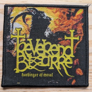 Reverend Bizarre Harbinger Sew On Patch 10 x 10cm