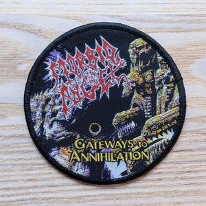 Morbid Angel Gateways to Annihilation Woven Patch 9.5cm Diameter