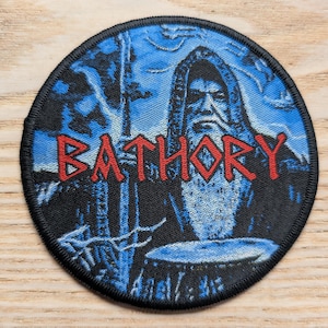 Bathory Blood On Ice Woven Sew On Patch 9.5cm Diameter
