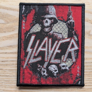 Slayer 666 Sew On Patch 11.5 x 9cm