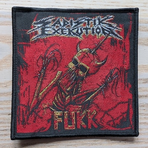 Sadistik Exekution Woven Patch 10 x 10cm