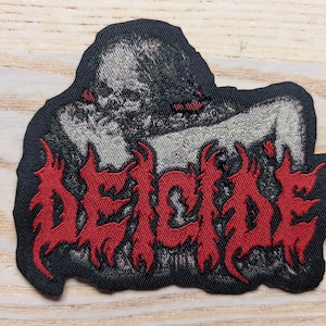 Deicide Till Death Do Us Part Iron On Patch 9.5 x 8cm