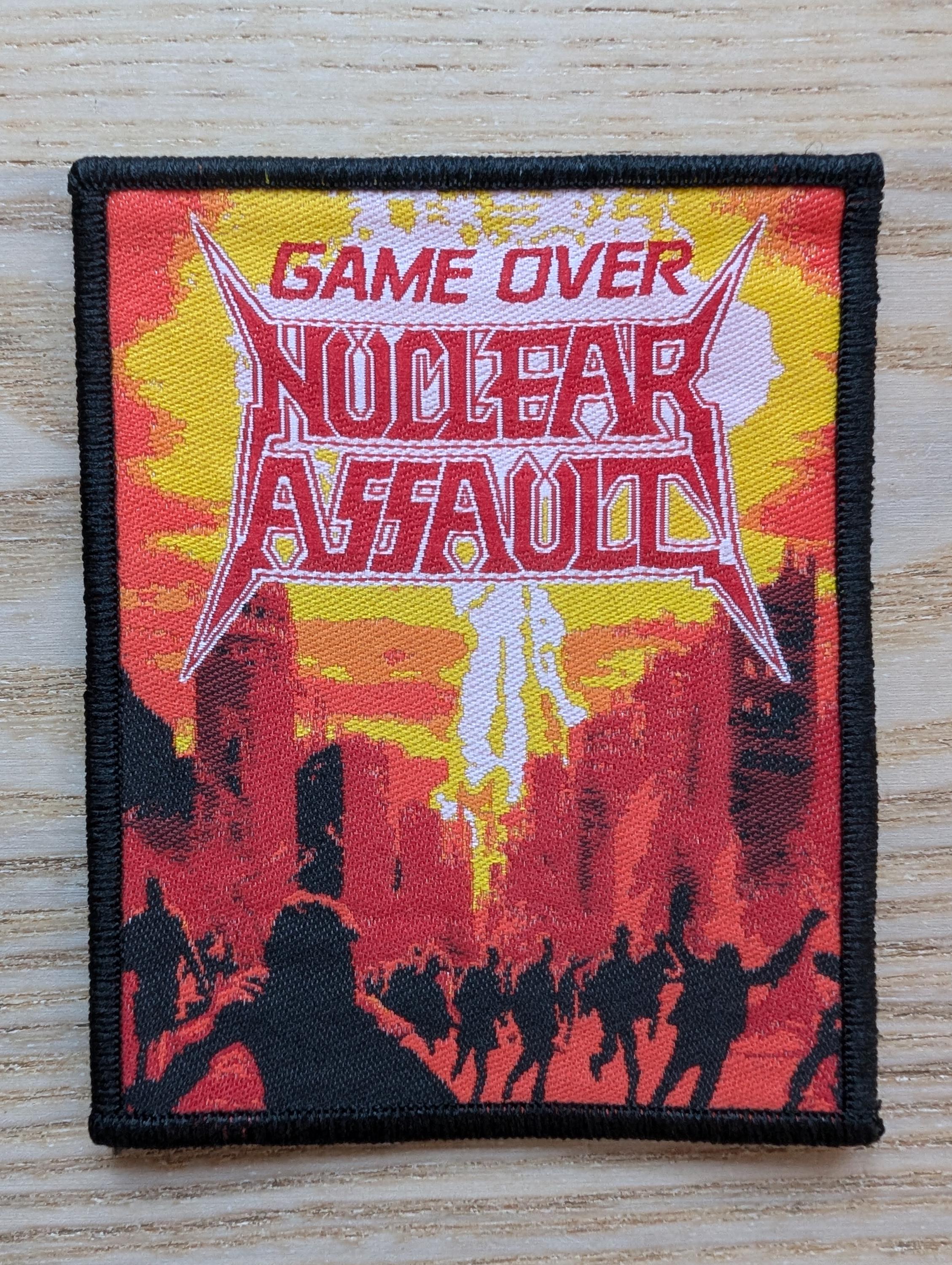 Nuclear Assault Game Over Woven Patch 10 X 8cm - Etsy