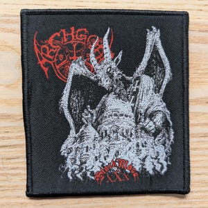 Archgoat Black Mass Woven Patch 11 x 10cm