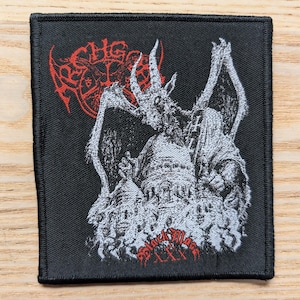 Archgoat Black Mass Woven Patch 11 x 10cm
