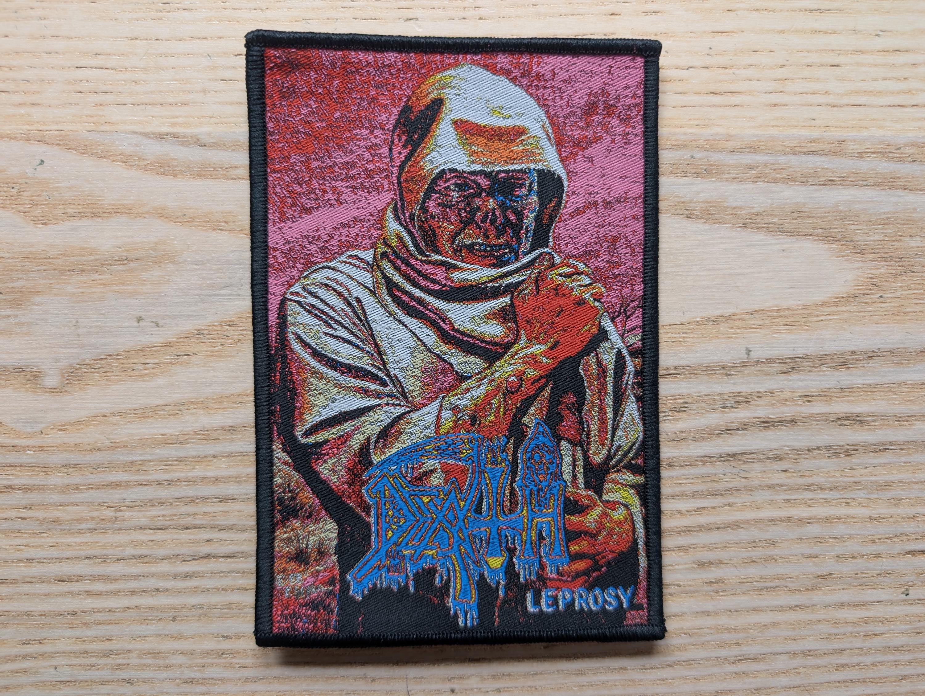 Death Leprosy Colour Woven Sew on Patch 13 X 9cm - Etsy