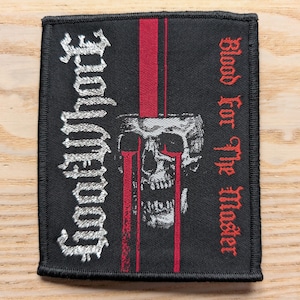 Goatwhore Blood for the Master Woven Sew On Patch 10.5 x 9cm