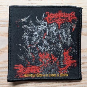 Morbosidad Woven Sew On Patch 10 x 10cm