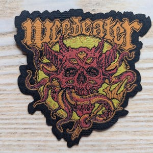 Weedeater Woven Iron On Patch 9.5 x 9cm